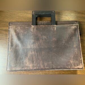 Vintage/Antique Renwick Leather/Chas T Wilt Portfolio/Briefcase